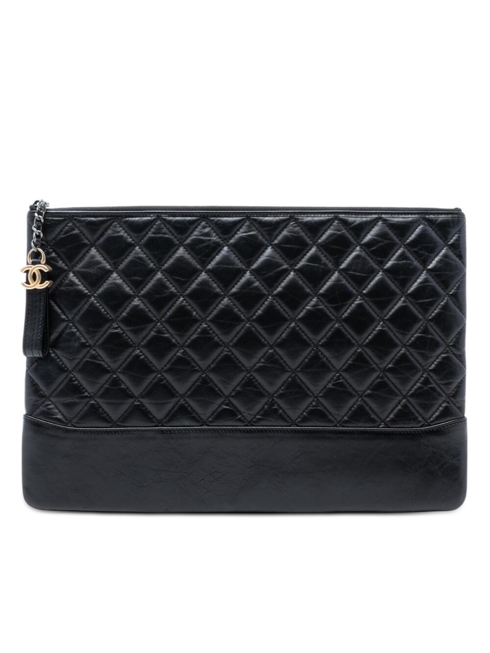 Chanel Large Aged Calfskin Gabrielle O #316725C93B